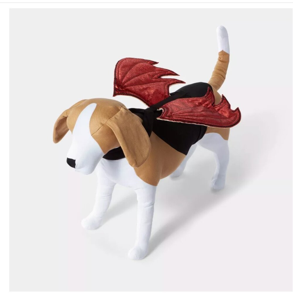 NWT Hyde & EEK! Boutique Halloween Reversible Red Devil/Angel Wings Dog Costume